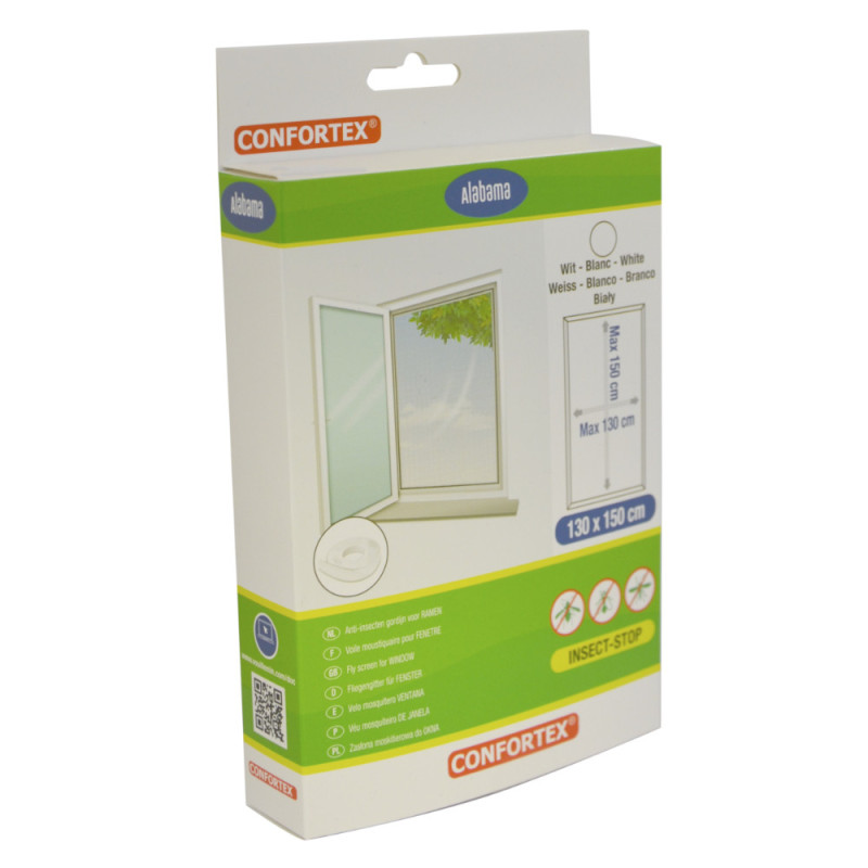 Moustiquaire Fenêtre Alabama Blanc – Protection Anti-Moustiques