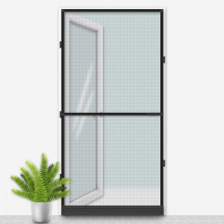 Porte Moustiquaire Louisiana Noir – Protection Anti-Moustiques