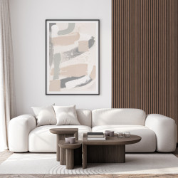 Lambris revêtu Kontrast Dark Wood – Revêtement mural moderne | DEPRO