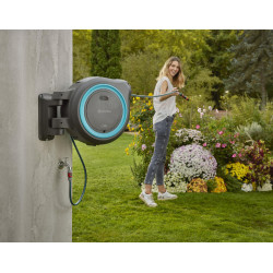 Dévidoir mural automatique PowerRoll XL 35 m GARDENA