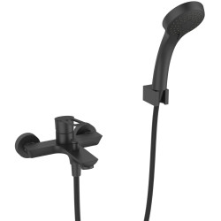 Mitigeur bain et douche Nero noir mat AQUATRENDS