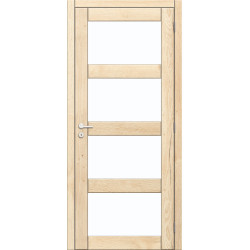 Porte vitrée Realwood Nature Oak chêne naturel verre clair 83 x 201