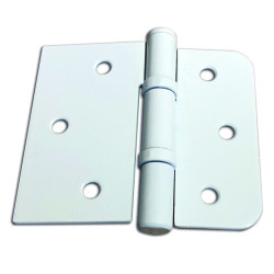 Charnière de porte à billes blanche 3 pièces THYS