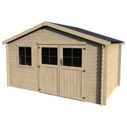 Abri de jardin en bois Boreal 28 mm 4