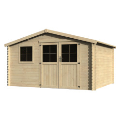 Abri de jardin en bois Frevent V2 28 mm 4