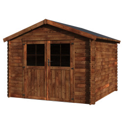 Abri de jardin en bois Valodeal traité 34 mm 3