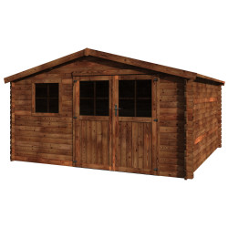 Abri de jardin en bois Vallauris traité 34 mm 4