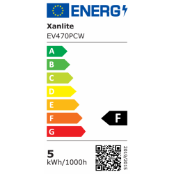 Ampoule LED E14 Neutre 470lm 4.9W – Éclairage Efficace | XANLITE