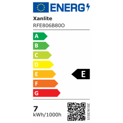 Ampoule LED E27 7W Blanc Chaud 806lm – Éclairage Doux | Xanlite