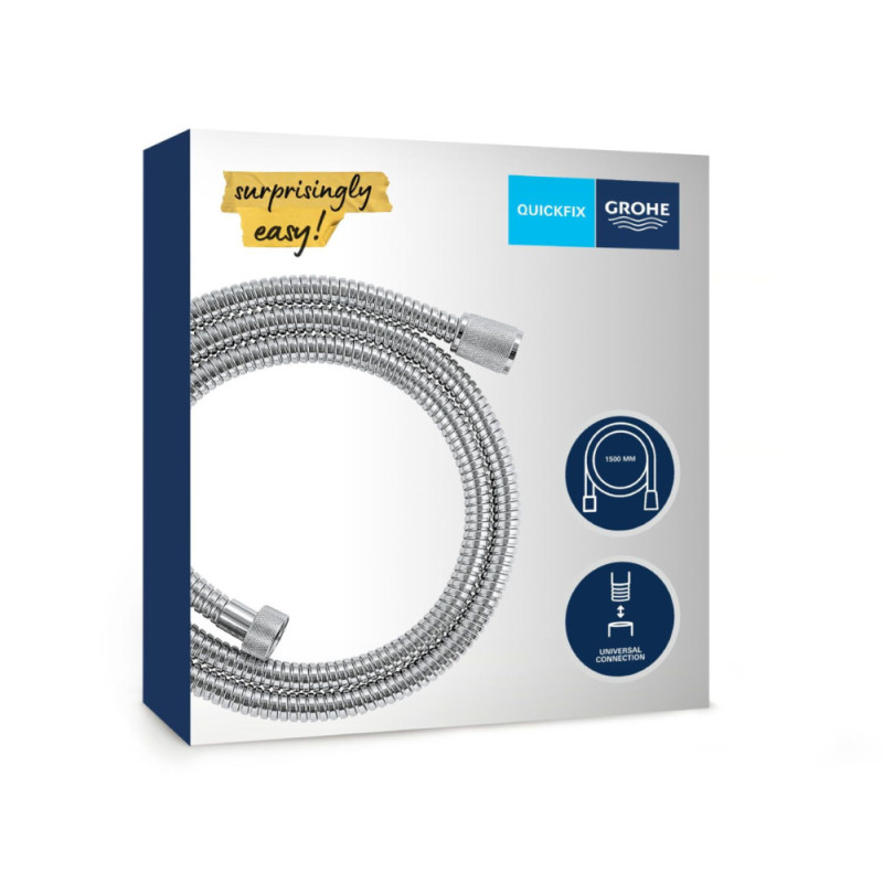 Flexible de douche VitalioFlex chrome 1