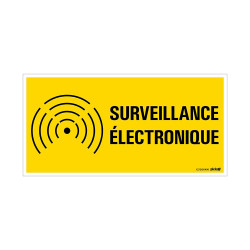 Panneau adhésif surveillance électronique 15 x 30 cm PICKUP