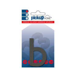 Lettre B adhésive Rio grise 6 cm PICKUP