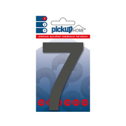 Chiffre 7 adhésif Rio gris 10 cm PICKUP