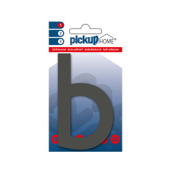 Lettre B adhésive Rio grise 10 cm PICKUP