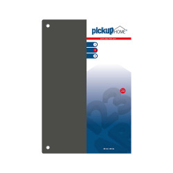 Plaque 3D Home gris acrylique 20 x 30 cm PICKUP