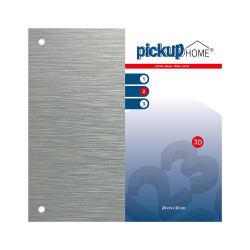 Plaque 3D Home aluminium 20 x 20 cm PICKUP