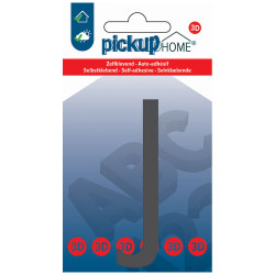 Lettre J adhésive Stockholm grise 9 cm PICKUP