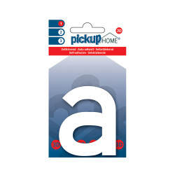 Lettre A adhésive Rio blanche 10 cm PICKUP