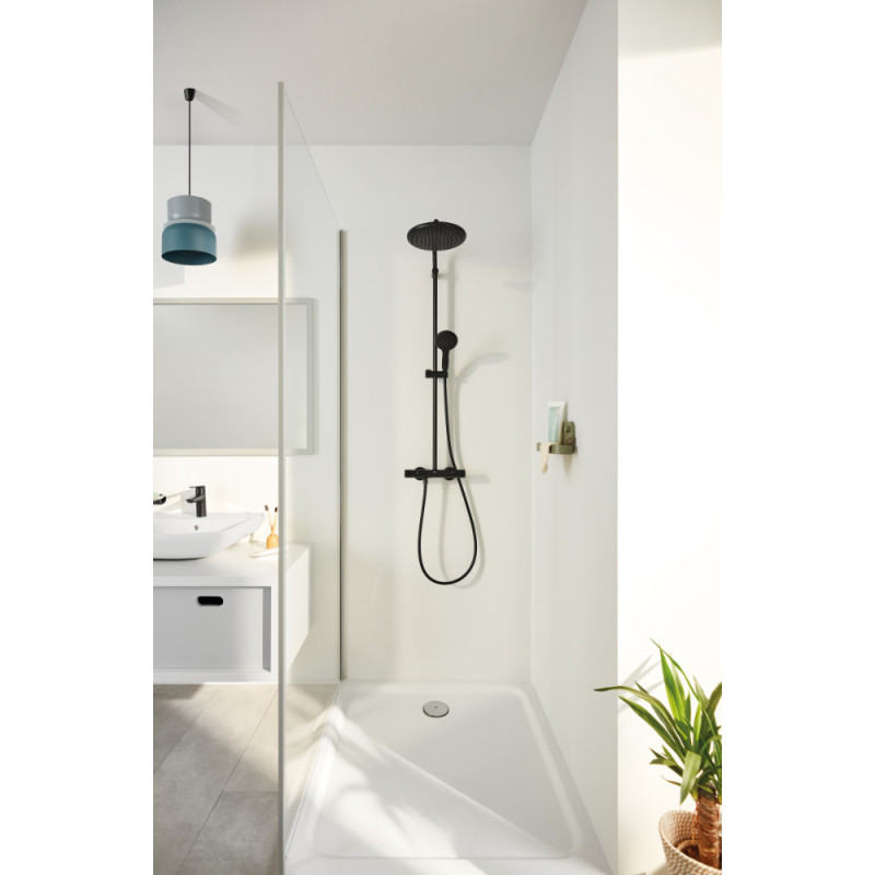 Colonne de douche Vitalio Start Sytem 250 noire GROHE