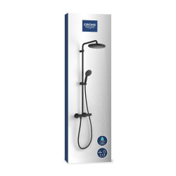 Colonne de douche Vitalio Start Sytem 250 noire GROHE