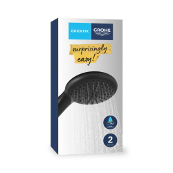 Douchette Vitalio Start 110 2 jets noire GROHE