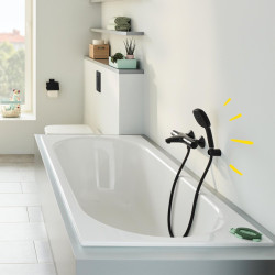 Douchette Vitalio Comfort 110 2 jets noire GROHE