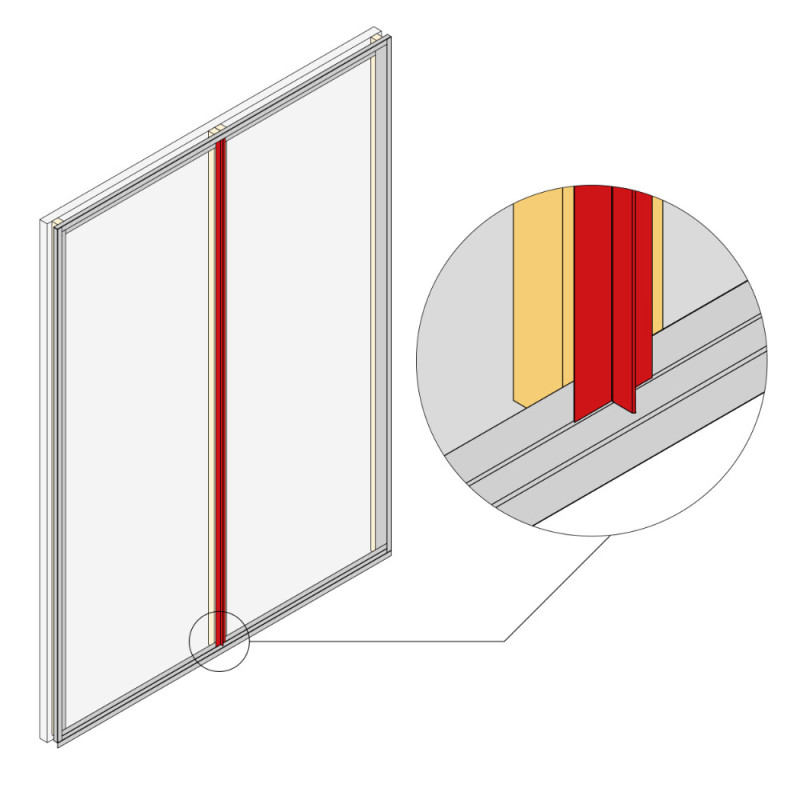 Aiguille S18 pour lambris extérieur en acier noir mat 2