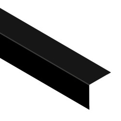 Cornière M50 pour lambris extérieur en acier noir mat 2
