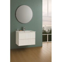 Meuble sous plan Manhattan blanc brillant 60 cm THYS