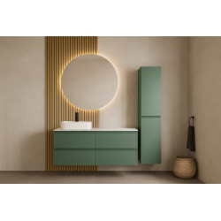 Meuble sous plan Valentina vert mat 120 cm THYS