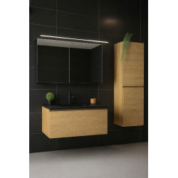 Meuble sous plan Style chêne naturel 80 cm THYS