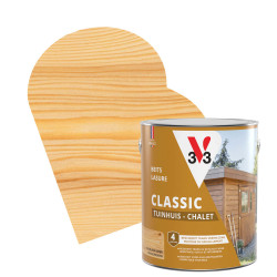 Lasure Chalets incolore satinée V33 – Protection bois | V33