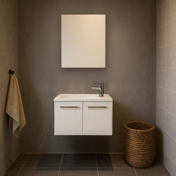 Meuble lave-mains Danubio blanc mat 50 cm THYS