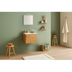 Meuble lave-mains Opal chêne 50 cm THYS