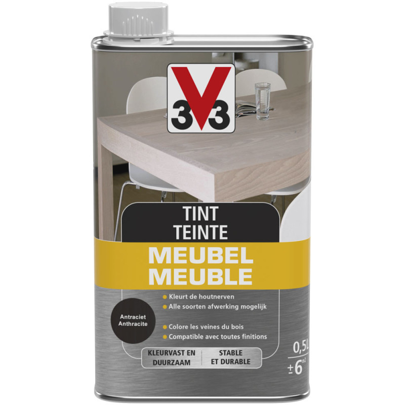 Teinte Meuble V33 anthracite mat – Rénovez vos meubles | V33