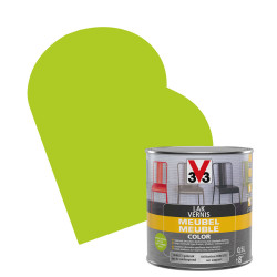 Vernis Meuble Color Pomme Satiné 0,5L V33 – Aspect Satiné | V33