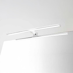 Applique LED de salle de bain Yuma chrome 8 W THYS