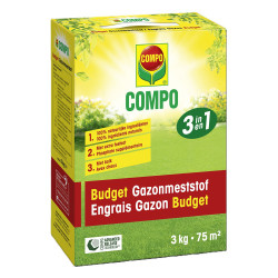 Engrais pour gazon Budget 3 kg COMPO