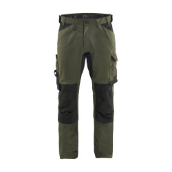Pantalon de travail Stretch 2D vert forêt et noir 46 BLAKLADER
