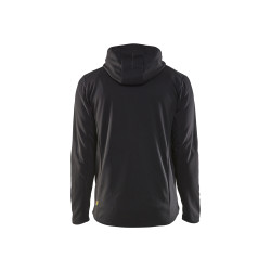Sweat zippé à capuche noir S BLAKLADER