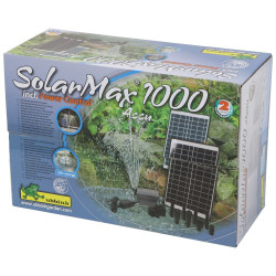 Pompe de fontaine solaire 10W – Fonctionne jour et nuit | UBBINK