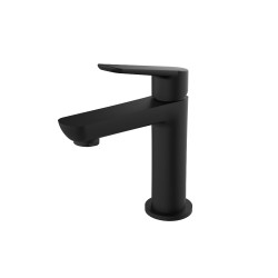 Mitigeur pour lavabo Roma noir mat THYS