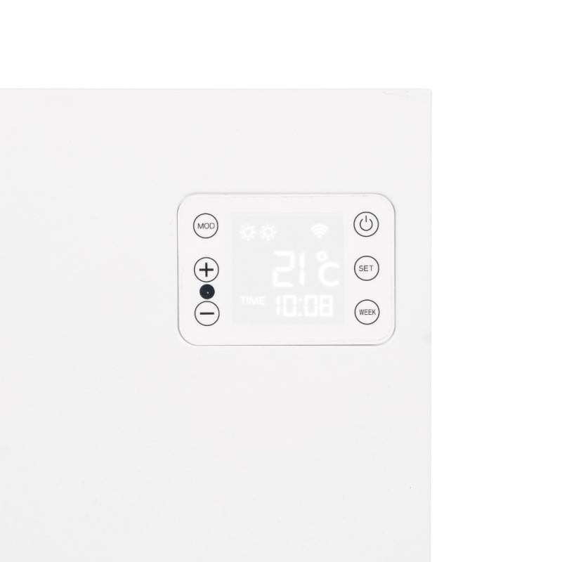 Panneau chauffant à infrarouge Sani 1200 Wi-Fi blanc EUROM
