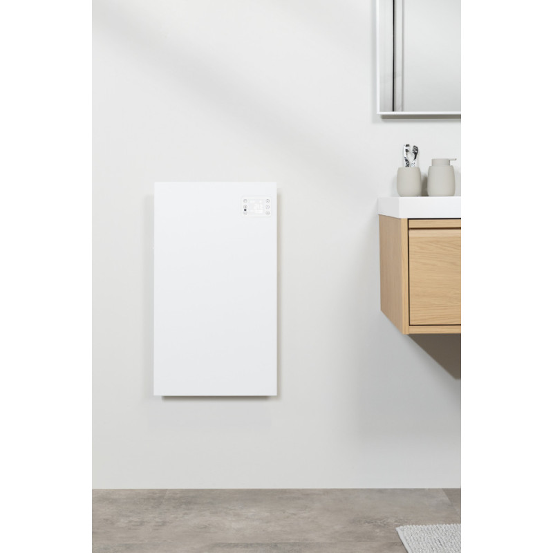 Panneau chauffant à infrarouge Sani 1200 Wi-Fi blanc EUROM