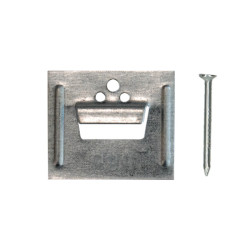 Profilé de serrage type K Ø 2 mm avec clou en acier 250 pièces