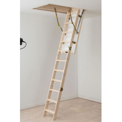 Escalier escamotable Ecowood 26 avec caisson 70 x 120 cm SOGEM