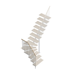 Kit de rampe extérieure pour escalier Eureka