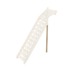 Poteau de support pour rampe type A ou T pour escalier Provence 1/4 tournant haut SOGEM