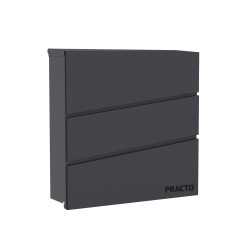 Boîte aux Lettres Dijon Anthracite – Design Élégant & Durable | PRACTO