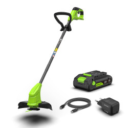 Coupe-bordure sur batterie 24V – Léger et précis | GREENWORKS